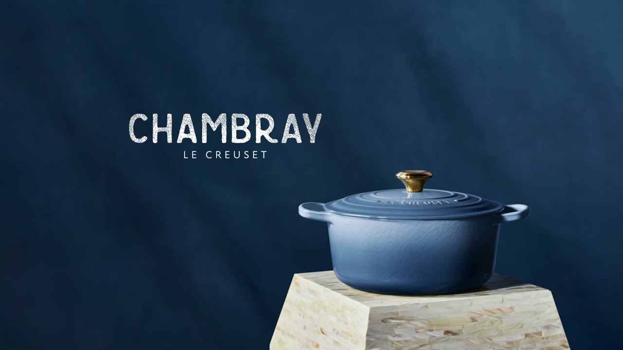 Le Creuset Signature 3.5-Qt. Chambray Blue Enameled Cast Iron