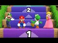 Mario Party 9 Minigames - Mario Vs Luigi Vs Peach Vs Yoshi (Master Difficulty)