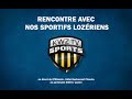 Emission en direct  va y avoir du sport  rencontre avec nos sportifs lozriens