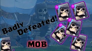 Giant Skeletons Clone Plus Mirrored MOB! Clash Royale