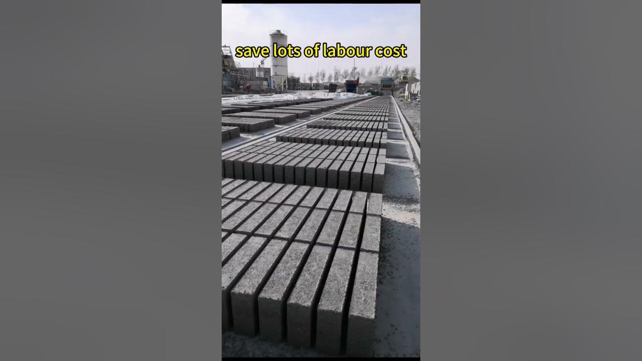 how does an egg laying block machine work YouTube