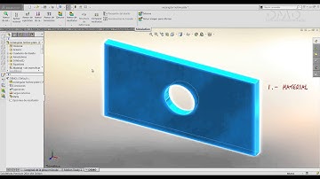 ¿Cómo hacer una análisis estático en SolidWorks Simulation?