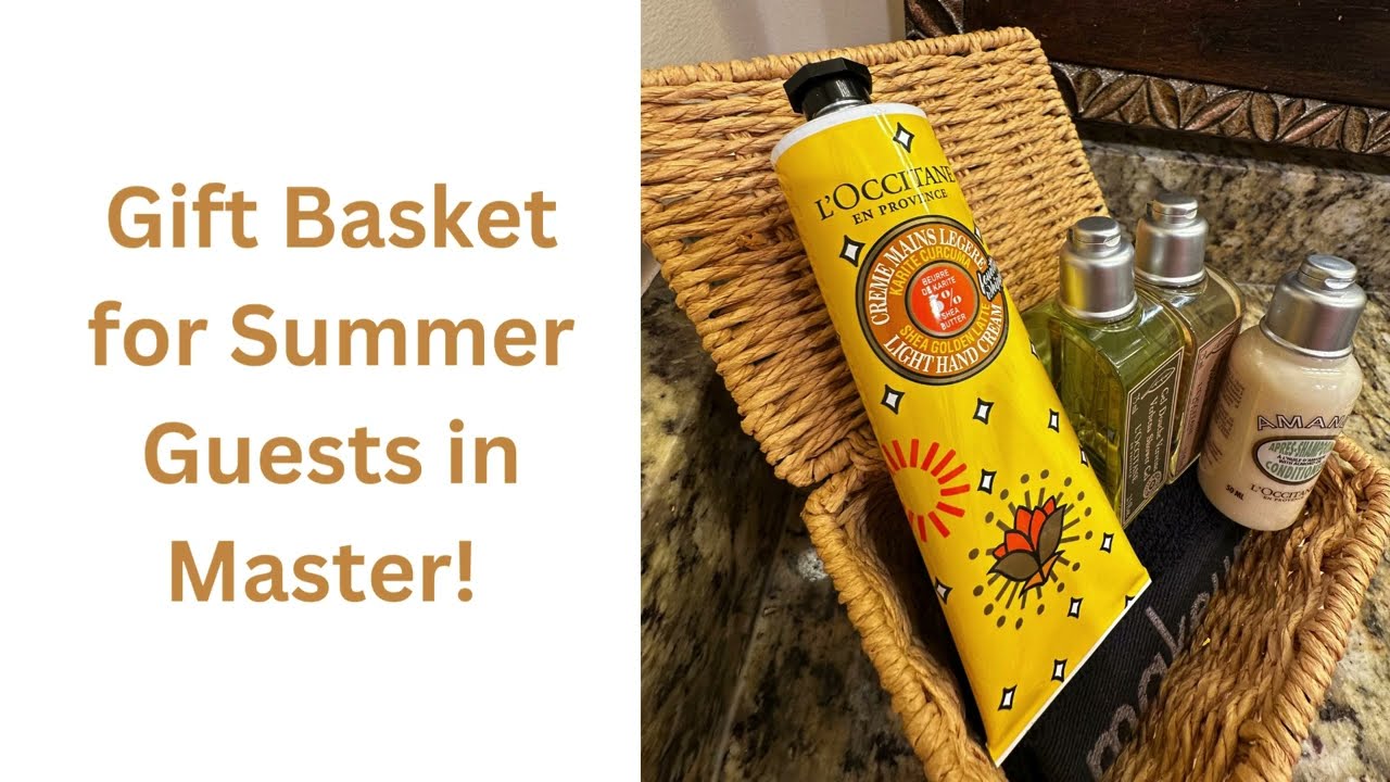 Miramar Beach, Florida Vacation Home, Gift Basket for Master Bedroom