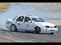DRIFTING! Ford Sierra Cosworth Taxi