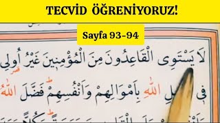 10.Kuran'ı yeni öğrenenler / Sayfa93-94 / Nisa Suresi
