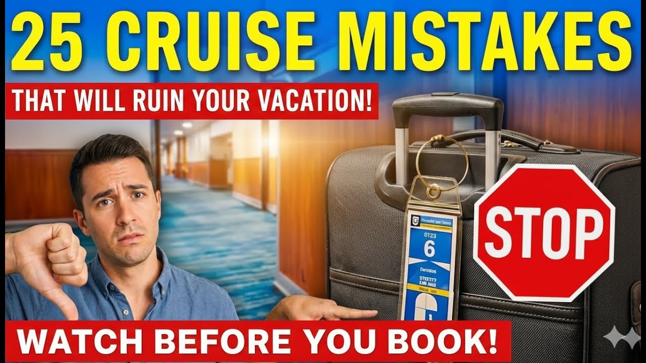 Прекратите тратить деньги впустую! 25 ошибок, которые допускает каждый профессионал во время круиза.