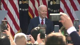 Pres Biden and Harris fun times celebrate Asian, native Hawaiian and PacifiC WEEK