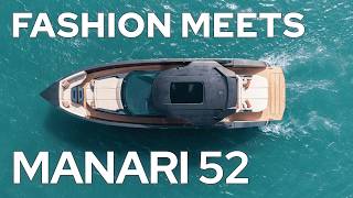 Side Terraces and a Loro Piana Interior - Manari 52 Yacht Tour
