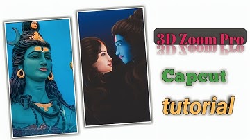 Capcut 3D Zoom Pro Effect Reels Video Edit #3dzoompro #vn
