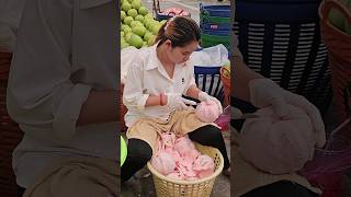 Must Try!! Fresh Pink Pomelo - Fruit Cutting Skills