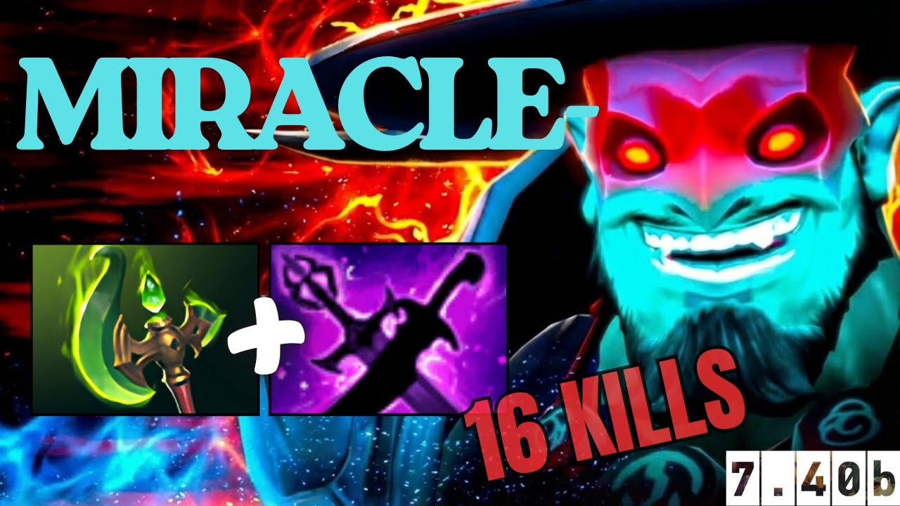 MIRACLE- Storm Spirit ВЕРНУЛСЯ 😱 | GODLIKE Игра на Миде | 7.40b