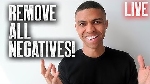 REMOVE ALL NEGATIVES FROM CREDIT REPORTS || FREE CREDIT REPAIR LIVE Q & A