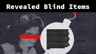Revealed Blind Items : November 8