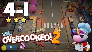 Overcooked! 2: Level 4-1 - 3 Stars Single Player!