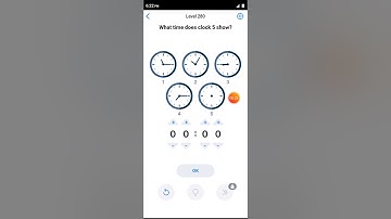 Easy game level 280 What time does clock 5 show walkthrough