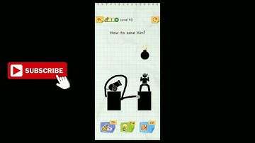 Draw 2 Save Stickman Puzzle New Update Level 93 How to save him?