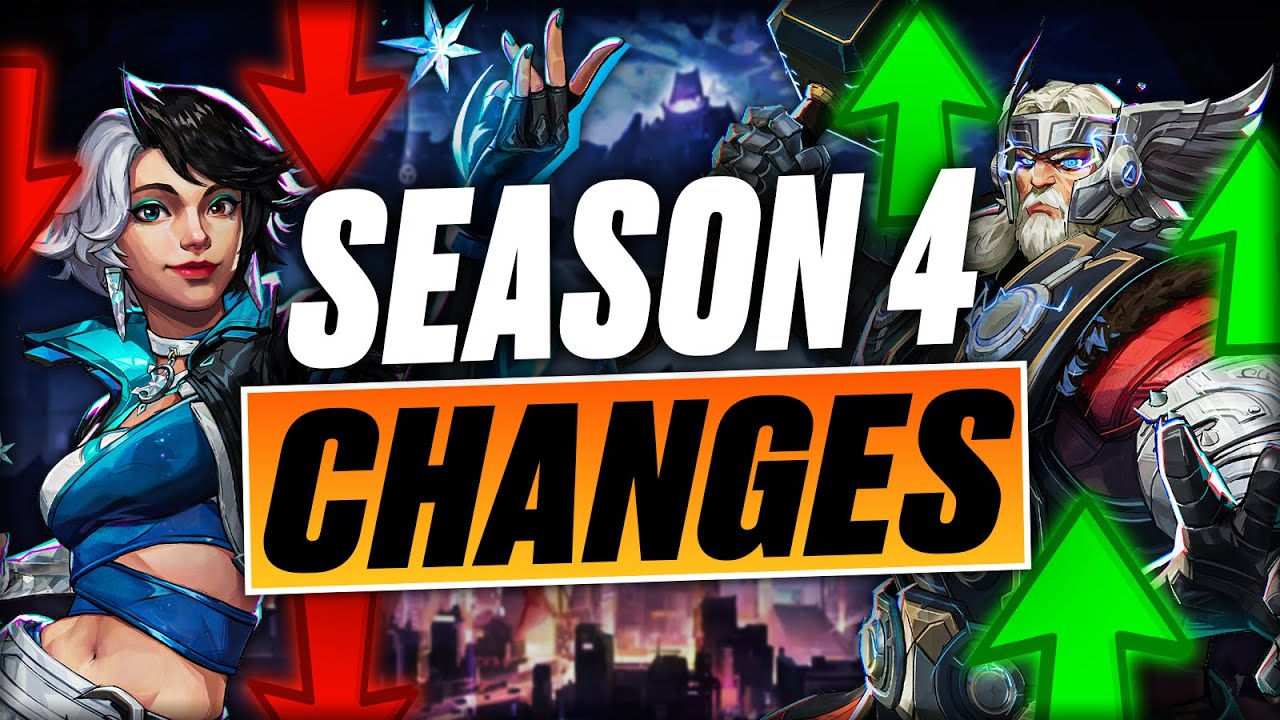 *NEW* Season 4 BUFFS and NERFS will Change the META - Huge Changes to DPS, Tanks and Support