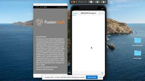 React native and OAuth integration example