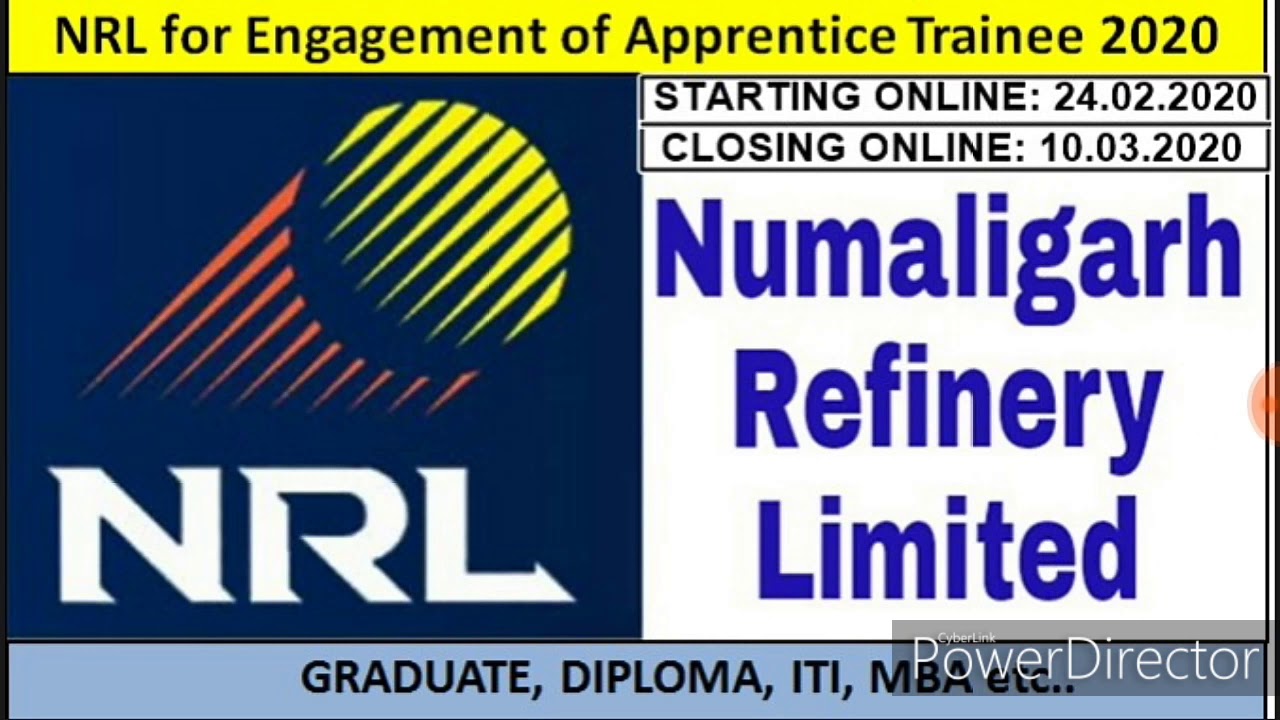 SOME INFORMATION NRL RECURITMENT APPRENTICE TRAINING 2020