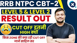 🔥🔥RRB NTPC CBT 2 Exam Result Out For LEVEL 2,5