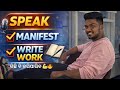 Manifest + Speak + write + Work= Achieve anything 🔥 Odia best Motivational video On Manifestation