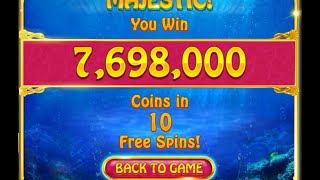 slotomania queen neptune 3 reels 10 free spins screenshot 2