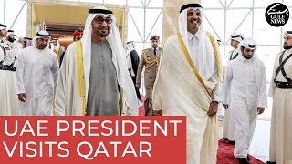 UAE President in Qatar for state visit