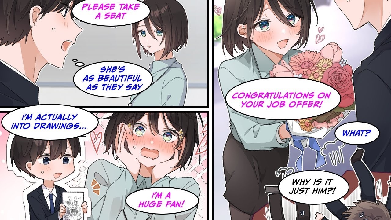 [Manga Dub] I had my final interview at a company rumored to have a ...