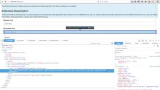 Form manipulation security flaw (CWE 471)