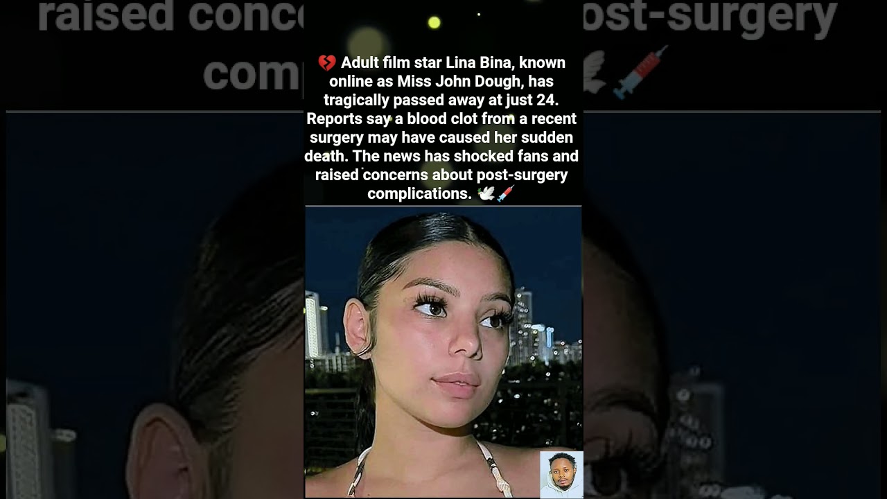 In loving memory 💔 Adult film star Lina Bina, known online as Miss John Dough