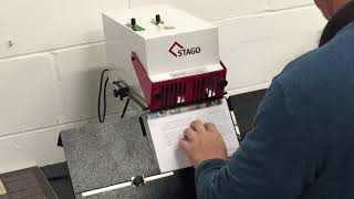 Stago HM6 Twin Head Stapler Changing from saddle to stab stitching