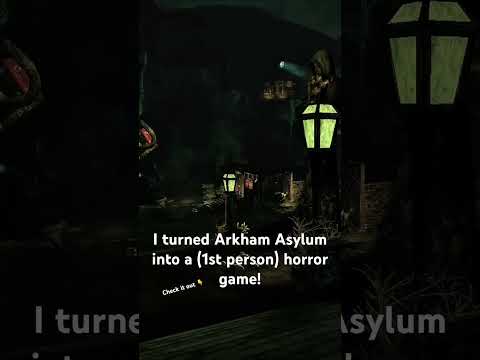 Making it scarier than it already was! 🦇 #yt #batman #dc #arkhamasylum #jasontodd #horror #ytshorts