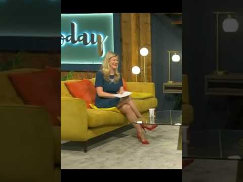 Nuala Carey  leg`s crossed in sexy red heels