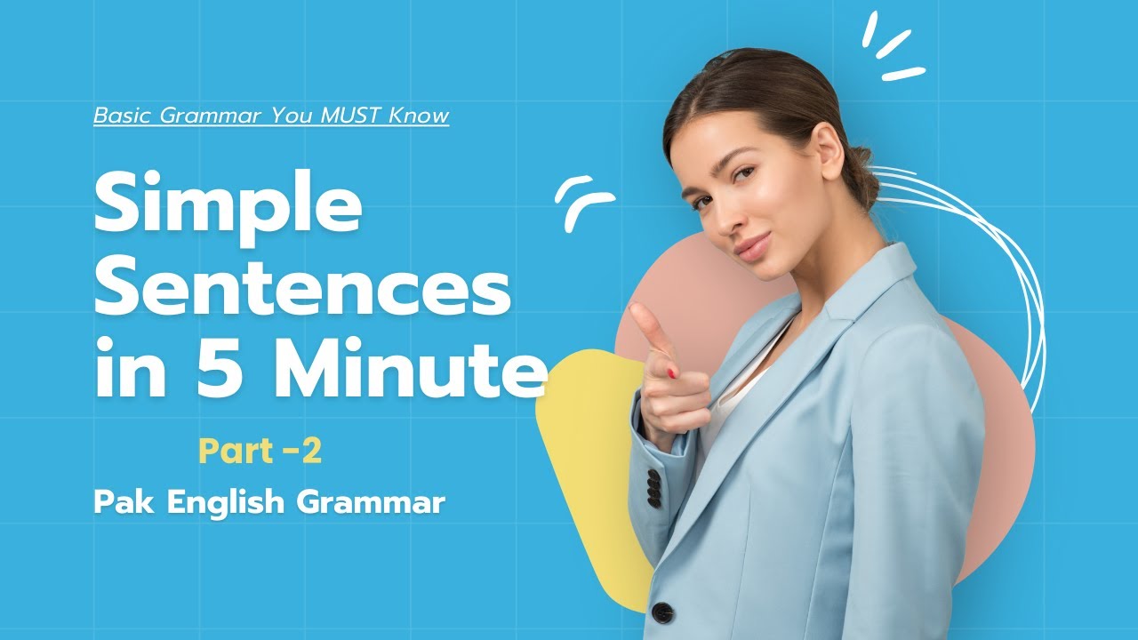 Simple Sentences in English Part 2 Past| |Basic Grammar for Beginners| 