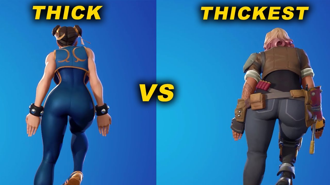 Fortnite Thiccest Skins