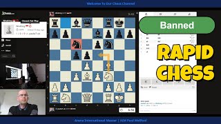 paulw7uk 2097 v 2070 Wndring, fair play, banned, rapid chess chesscom
