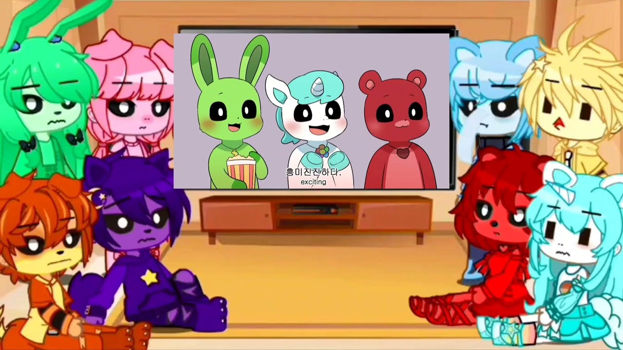 Smiling Critters Poppy Playtime Chapter 3 React to Memes and Tiktok | Gacha Club #18