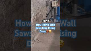 How PRINZ Wall Saws Stop Rising Damp 🧱⚡