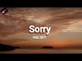 SORRY ( Lyrics ) - Halsey  ( feat. AlliLyrics )