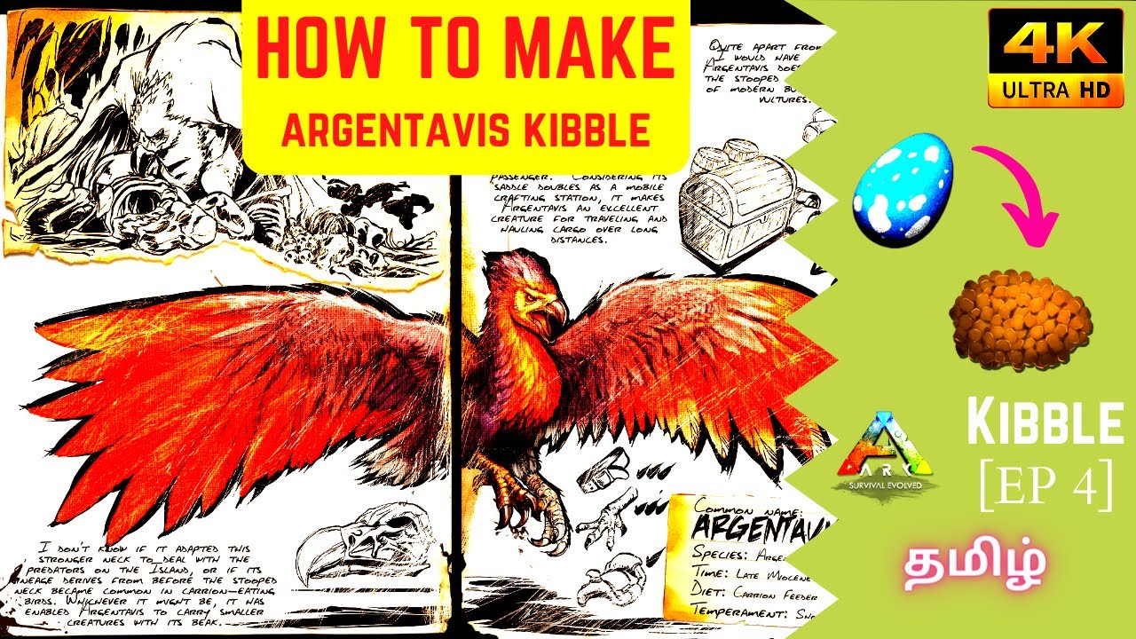 HOW TO MAKE ARGENTAVIS KIBBLE | ARK MOBILE | KIBBLE SERIES EP 4 | MR RAPTOR  | @RaptorsGamingYT - YouTube