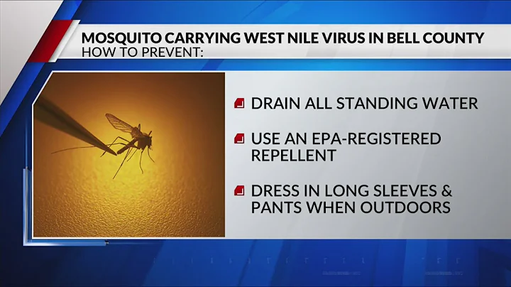 Bell Co. mosquito samples test positive for West Nile Virus