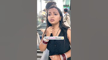 Tension ka mahool 😖😦 #Shorts #Viral #comedy #airport