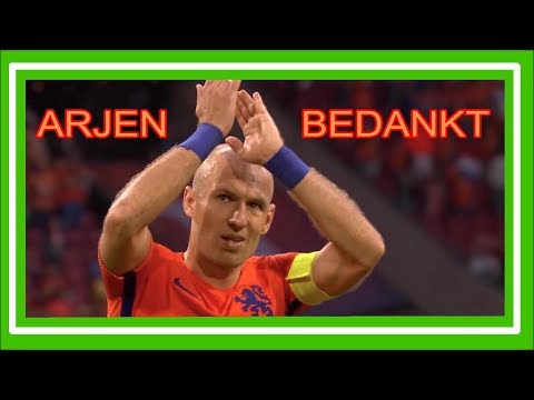 ARJEN  BEDANKT