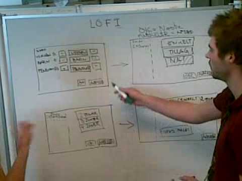 Heuristic evaluation af LOFI prototype