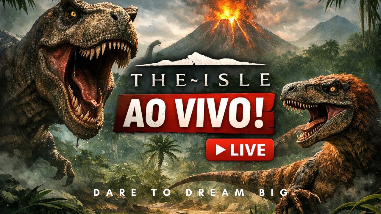 THE ISLE AO VIVO 🦖 | Sobrevivência e Caos