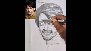 South superstar Mahesh Babu portrait Drawing with Andrew Loomis method #Drawing #painting #sketch