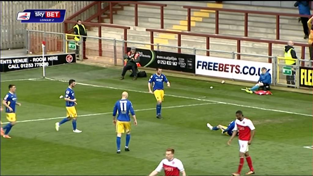 Fleetwood Town vs Morecambe League Two 2013/14 YouTube