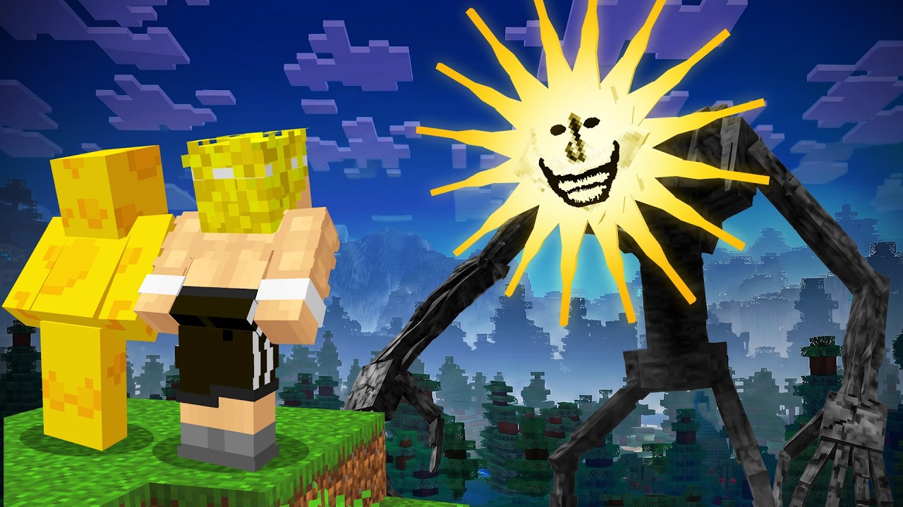 Sobreviví al HOMBRE Del SOL en Minecraft