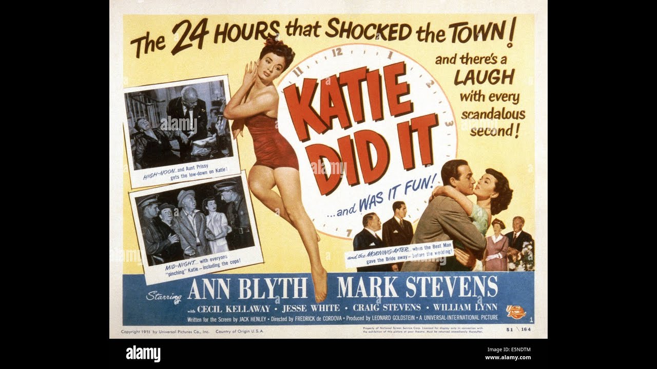 🎀💋 Katie Did It (1951) – Comedy / Romance / Small-Town Scandal with a Big Heart! 💞🏡