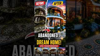 Abandoned House to Dream Mansion 😱Futuristic Villa #DreamHome #LuxuryVilla #HouseTransformation